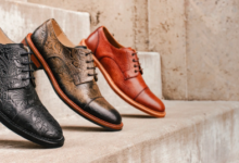 Leather shoes