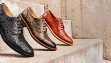 Leather shoes