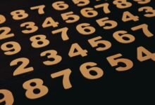 series of large numbers listed